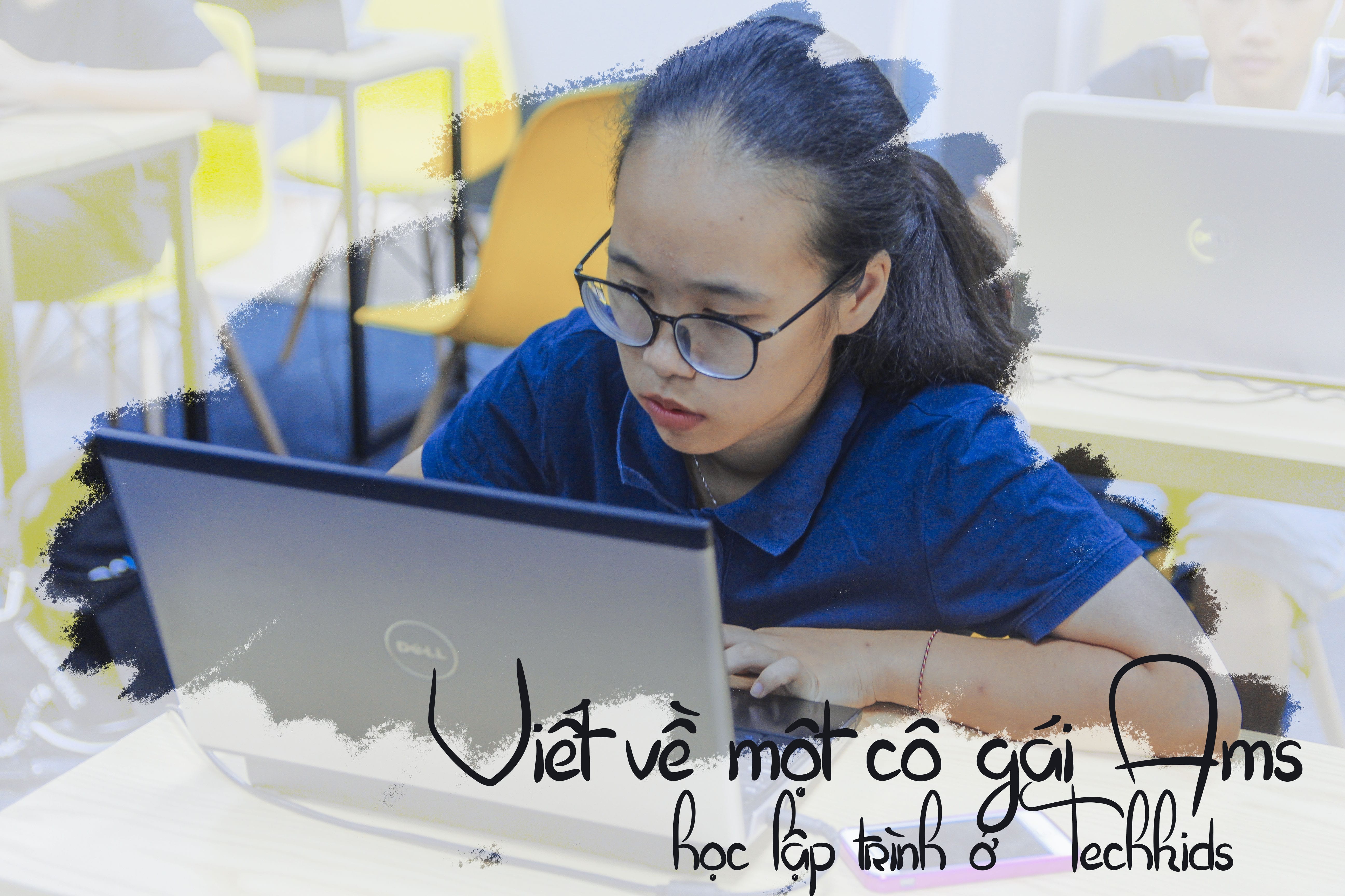Cô bé chuyên toán Ams đi học lập trình