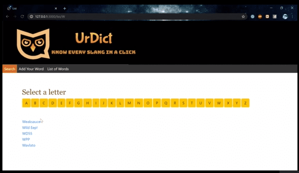 UrDict